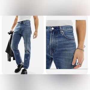 Levi's 1961 551Z 
Paint splatter Denim Jeans